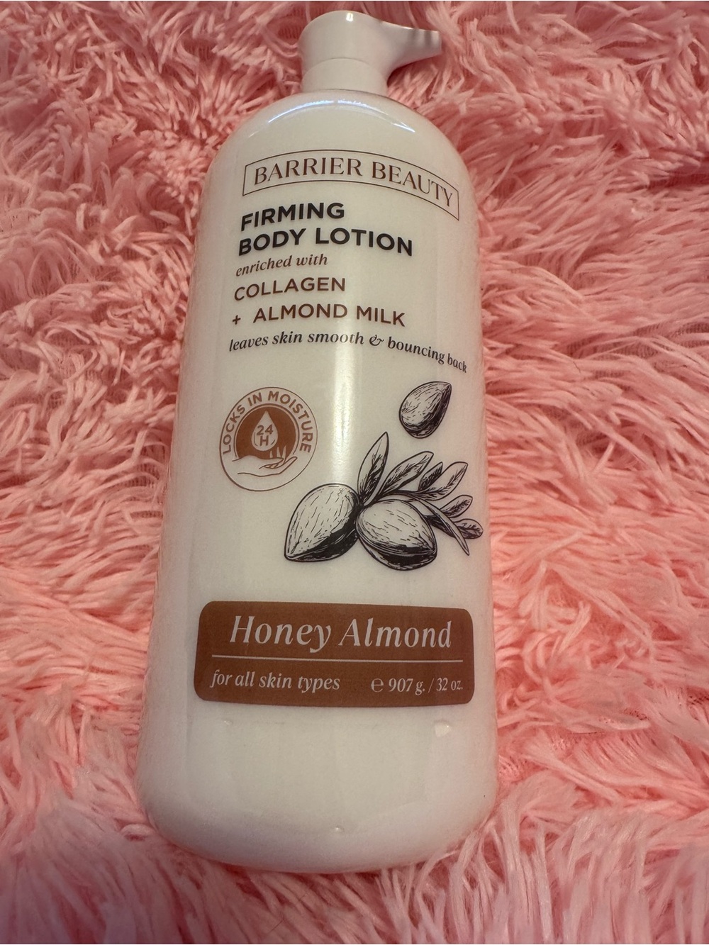 Barrier Beauty Honey Almond Firming Body Lotion - White
